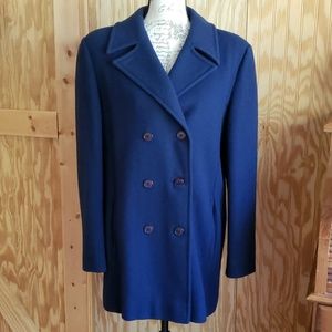 Pendleton Vintage Double Breasted Navy Coat
